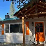 Orange Door Electric Fireplace Bbq