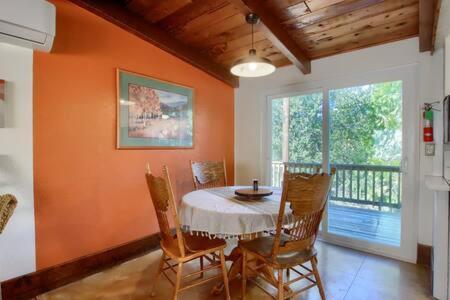 Orange Door Electric Fireplace Bbq Vakantiehuis